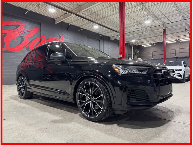 2022 Audi Q7 TECHNIK BLACK OPTICS 4 WHEEL STEERING 22’S in Cars & Trucks in Mississauga / Peel Region