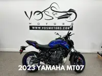 2023 Yamaha MT07APL MT-07 ABS - V5774NP - -No Payments for 1 Yea