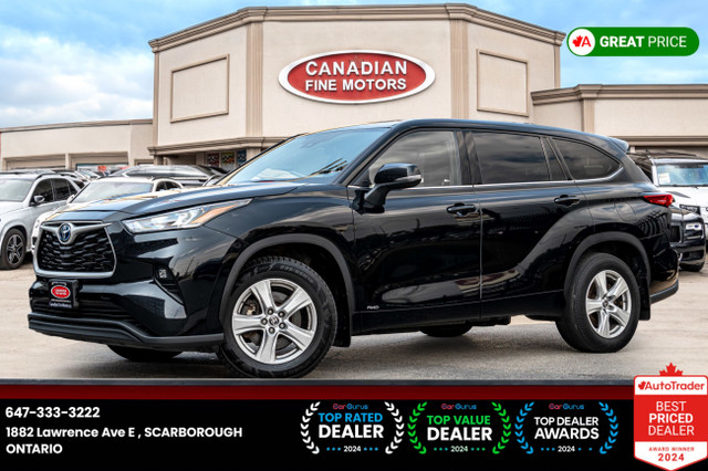 2022 Toyota Highlander HYBRID LE AWD | 8 PASS | CAM | BSM | ONE  in Cars & Trucks in City of Toronto
