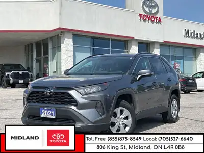 ONE OWNER with NO REPORTED ACCIDENTS and LOW KM 2021 RAV 4 LE AWD with NO REPORTED ACCIDENTS featuri...