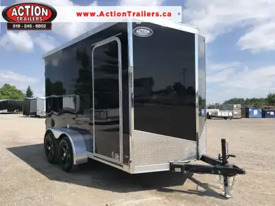 IRON SERIES 6' X 12' TANDEM AXLE CARGO TRAILER WITH REAR RAMP DOOR UPGRADE! The Iron Series trailer...