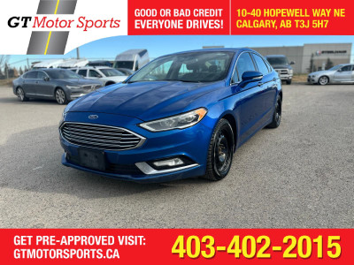 2017 Ford Fusion SE | LEATHER | BACKUP CAM | NAV | $0 DOWN