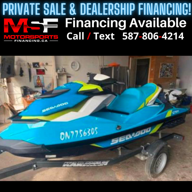 2015 SEADOO GTI 130 3 SEATER (FINANCING AVAILABLE) in Personal Watercraft in Strathcona County