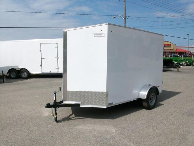  2024 Weberlane CARGO 6' X 10' V-NOSE 1 ESSIEU 3 PORTES CONTRACT in Travel Trailers & Campers in Laval / North Shore - Image 3