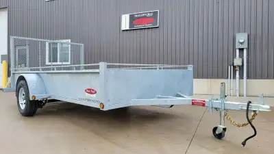 82in.x12' Duratrail Premium Galvanized Utility Trailer. Built in Brantford to outlast the competitio...