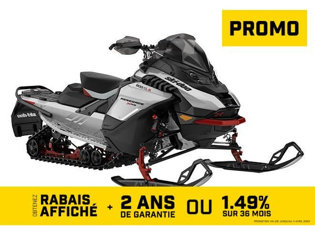 2024 Ski-Doo RENEGADE X-RS 900 ACE Turbo R Ice Ripper XT 1.5'' E in Snowmobiles in West Island