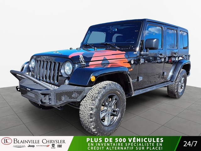 2017 Jeep Wrangler UNLIMITED 4X4 MARCHEPIEDS 2 TOITS RIGIDE ET S in Cars & Trucks in Laval / North Shore - Image 2