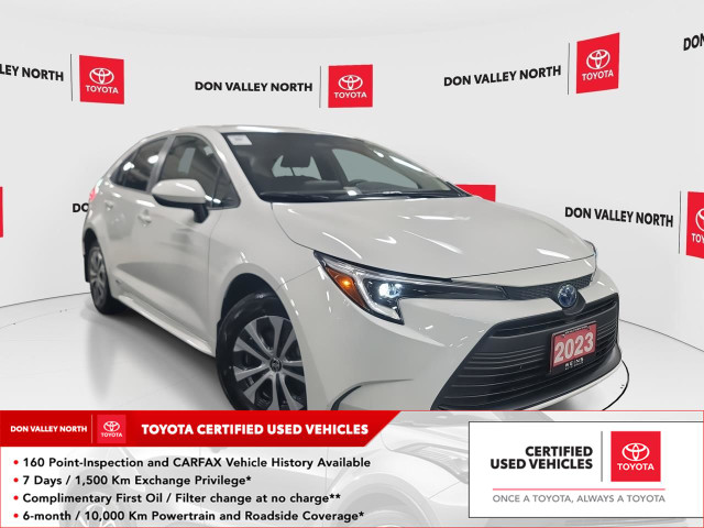 2023 Toyota Corolla Hybrid LE CERTIFIED | ACCIDENT FREE | TRA... in Cars & Trucks in City of Toronto