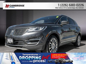 2018 Lincoln MKC Reserve AWD | Low Kms | Navigation | Heated & Ventilated Seats |