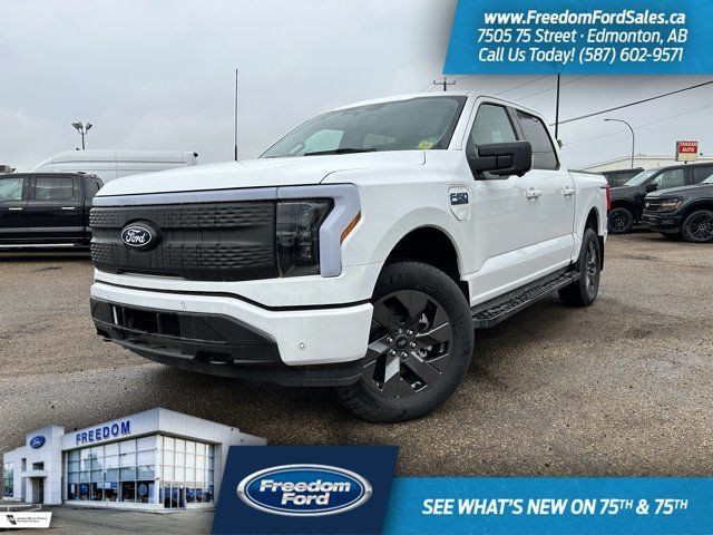 2025 Ford F-150 Lightning Flash | 312A | 4X4 | SuperCrew 145 in Cars & Trucks in Edmonton