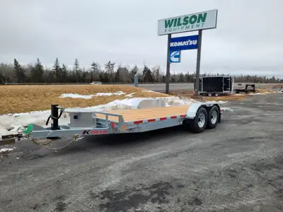 2024 K-Trail 20ft Galvanized 14k Tilt Deck. Currently in stock at our Truro location. Specs: -Dexter...