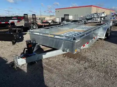 2025 Canada Trailer Galvanized Landscape Utility Trailer 7X18 GVWR 10800lbs with a payload capacity...