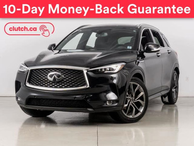 2021 Infiniti QX50 Sensory AWD w/ 360 View Cam, Bluetooth, Nav