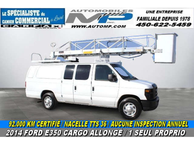 2014 Ford E-350 NACELLE TTS 36 DE PIEDS DE HAUT 92.000 KM in Cars & Trucks in Laval / North Shore