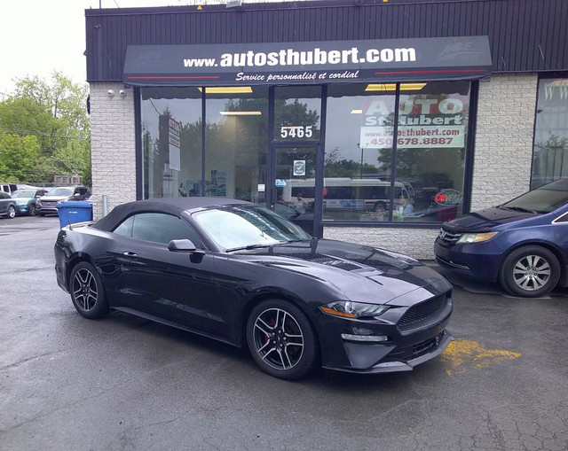FORD MUSTANG ECOBOOST PREMIUM CONVERTIBLE 2018 **JAMAIS ACCIDENT in Cars & Trucks in Longueuil / South Shore - Image 2