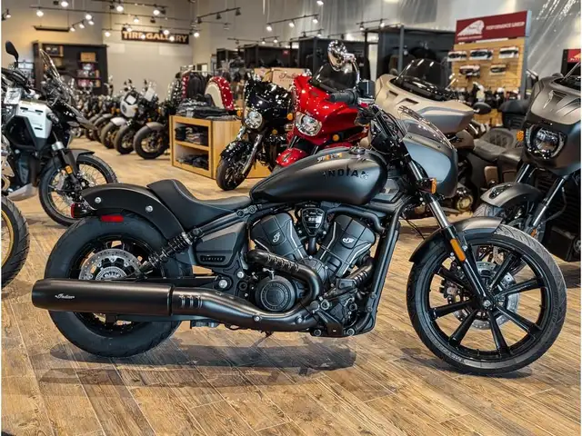 2025 Indian Motorcycle Sport Scout Sixty Limited // Black Smoke in Street, Cruisers & Choppers in Winnipeg - Image 3