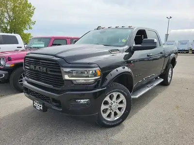 Recent Arrival! Odometer is 2588 kilometers below market average! 2022 Ram 2500 Laramie Diamond Blac...