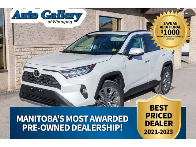  2019 Toyota RAV4 Limited AWD, REVERSE CAMERA, HEATED SEATS, NAV in Cars & Trucks in Winnipeg