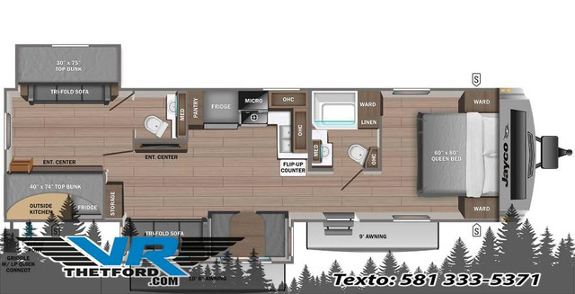 2024 JAYCO White Hawk 32BH in Travel Trailers & Campers in Thetford Mines