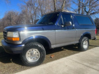 1995 Ford Bronco XLT 4X4 V8 5.0L **NEW TIRES-MUST SEE AND DRIVE*