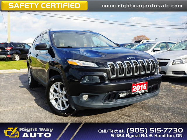 2016 Jeep Cherokee North Latitude | 4WD | SAFETY CERTIFIED in Cars & Trucks in Hamilton