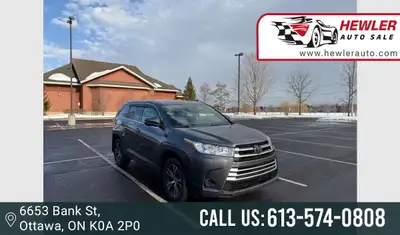 The 2017 Toyota Highlander features a revised exterior with a larger grille, redesigned LED tailligh...