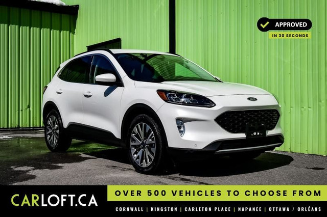 2022 Ford Escape Titanium AWD • NAVIGATION • HEATED SEATS/STEERI in Cars & Trucks in Cornwall