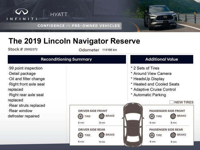 2019 Lincoln Navigator Black Label Pkg | Rear Entertainment sys in Cars & Trucks in Calgary - Image 2