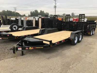 Skip the wait times - Units in stock and ready for delivery! Miska in.Bobcatin. 7 Ton Lowbed Equipme...