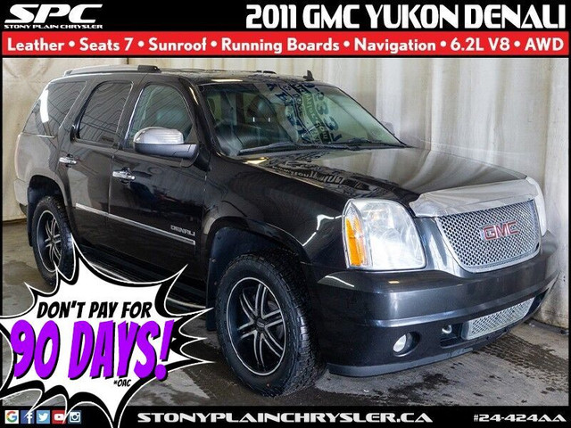  2011 GMC Yukon Denali - AWD, Leather, Seats 7, Sunroof in Cars & Trucks in St. Albert