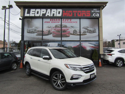 2016 Honda Pilot Touring, 7Pass, Awd, Navi, DVD, Pano, Leather, 