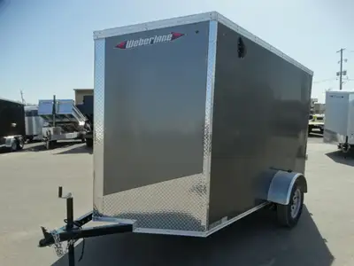 Come check out this 6x10 enclosed trailer! These donin.t stay in stock long! This trailer has a sing...