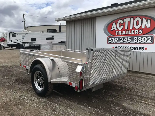 2025 ACTION SERIES MENNONITE MADE UTILITY-ALUMINUM SINGLE AXLE A in Cargo & Utility Trailers in Barrie - Image 7