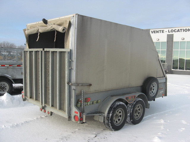 6X12 usagée galvanisé 2 essieux avec frein électrique in Cargo & Utility Trailers in City of Montréal - Image 3