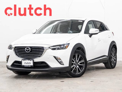 2017 Mazda CX-3 GT AWD w/ Rearview Cam, Bluetooth, Nav