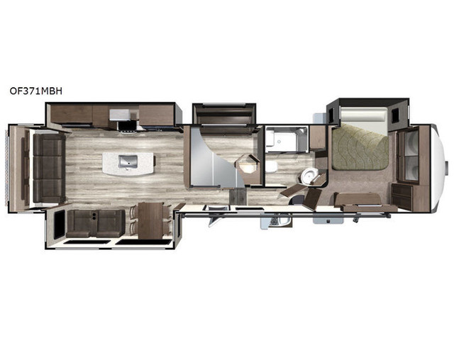 2019 Highland Ridge RV Open Range OF371MBH in Travel Trailers & Campers in Fort McMurray - Image 2