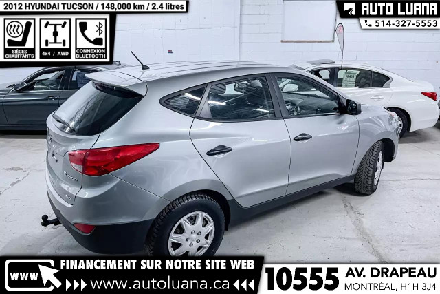 2012 HYUNDAI Tucson GL AWD/BLUETOOTH/SIEGE CHAUFFANT/148,000km in Cars & Trucks in City of Montréal - Image 3