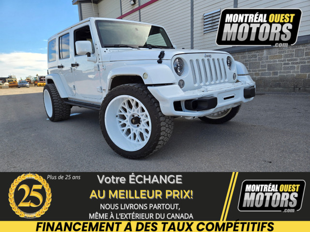 2015 Jeep Wrangler Unlimited UNIQUE LOOK / 22X14 WHEELS TRIPLE B in Cars & Trucks in West Island