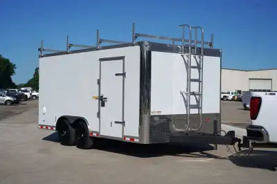 Miska Tradesman Pro Grade Enclosed Trailers - Designed & Warrantied for Commercial Use 8.5'x16' Trad...