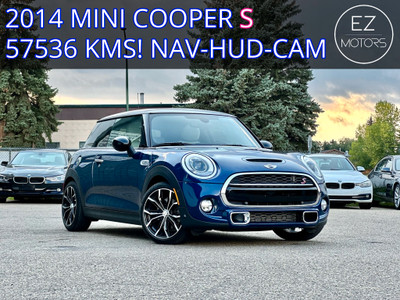 2014 MINI Cooper Hardtop S-ONLY 57536 KMS! HUD/NAV/CAM! ONE OWNE