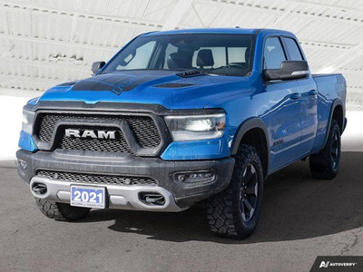 2021 Ram 1500 Rebel | LEATHER | CARPLAY | ALPINE