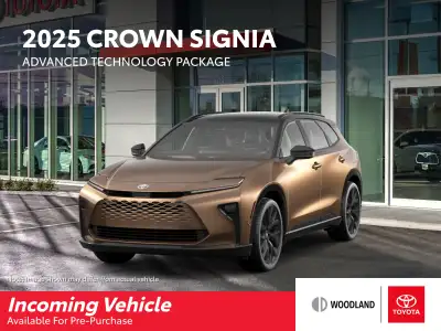 Le VUS à la conduite et au style raffinés Le tout premier VUS hybride Toyota Crown Signia est arrivé...