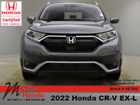 Recent Arrival! 2022 Honda CR-V EX-L Modern Steel Metallic AWD CVT 1.5L I4 Turbocharged DOHC 16V LEV... (image 8)