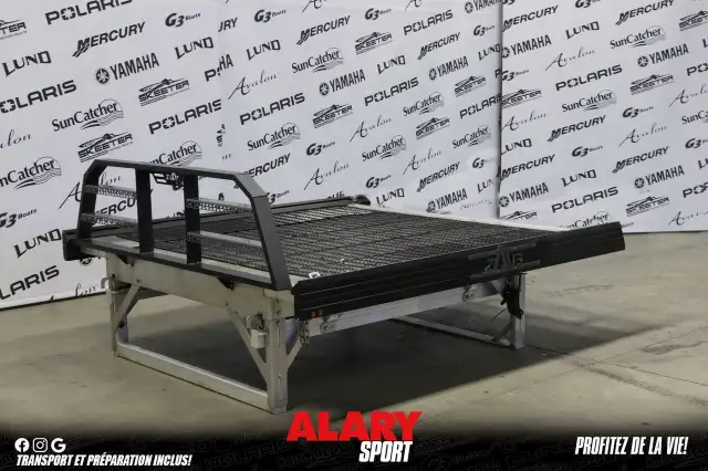 2025 Zone Atomik 13 SLED DECK EXCURSION SERIE-2 NOIR - 7' in Cargo & Utility Trailers in Ottawa - Image 2