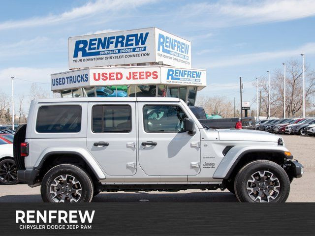 2024 Jeep Wrangler Sahara 4x4, Turbo, 12 Inch Screen in Cars & Trucks in Calgary