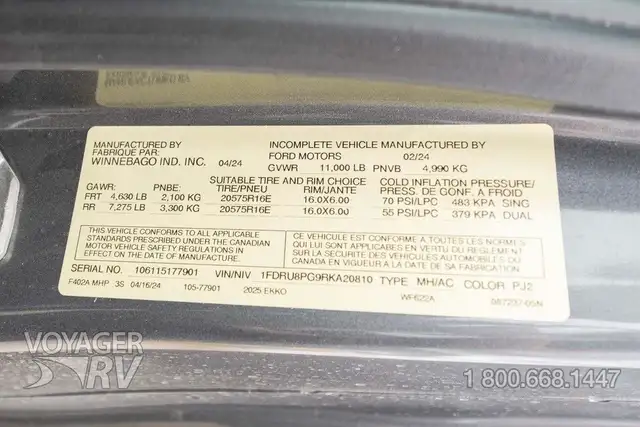 2025 Winnebago Ekko 22A AWD POP-TOP in RVs & Motorhomes in Kelowna - Image 66