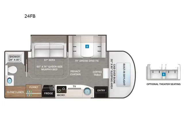 2025 Thor Motor Coach Delano Sprinter 24FB in RVs & Motorhomes in Abbotsford - Image 3