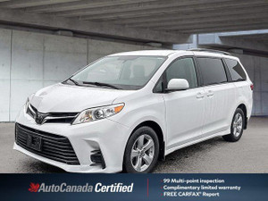 2020 Toyota Sienna LE | 3.5L | 7-Inch Display | Cloth | Grey Interior | 8-Passenger | FWD | Heated Seats | Backup Cam