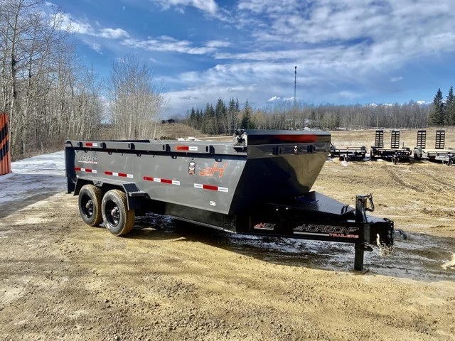 2024 Horizon Trailers 81''X16' DUMP BOX W/ 3' HIGH SIDES 21000 G in Cargo & Utility Trailers in Strathcona County - Image 4