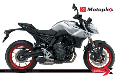 GSX-8S Un potentiel infini. Un plaisir sans limite. La GSX-8S est une machine de combat de rue nue e...